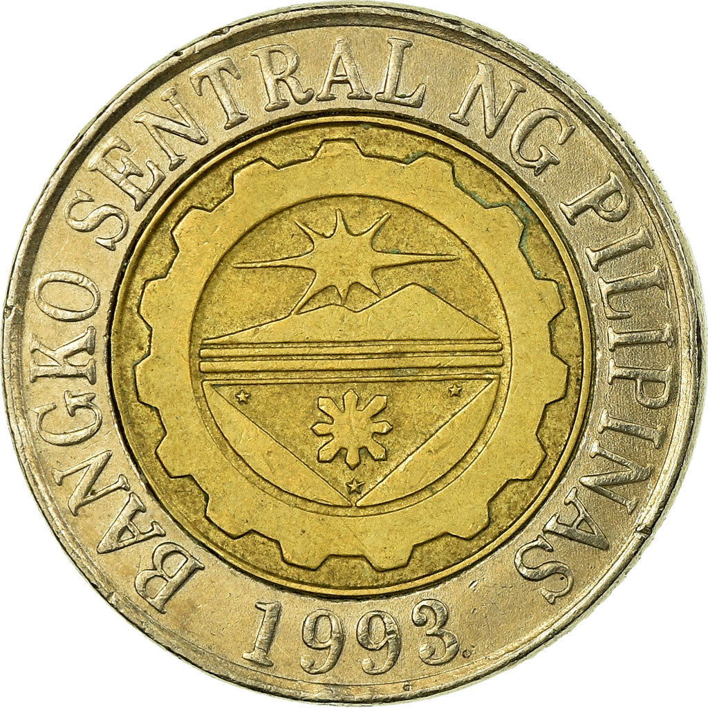 Coin, Philippines, 10 Piso, 2005, Manila, EF(40-45), Bi-Metallic, KM:278