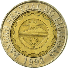 Coin, Philippines, 10 Piso, 2005, Manila, EF(40-45), Bi-Metallic, KM:278