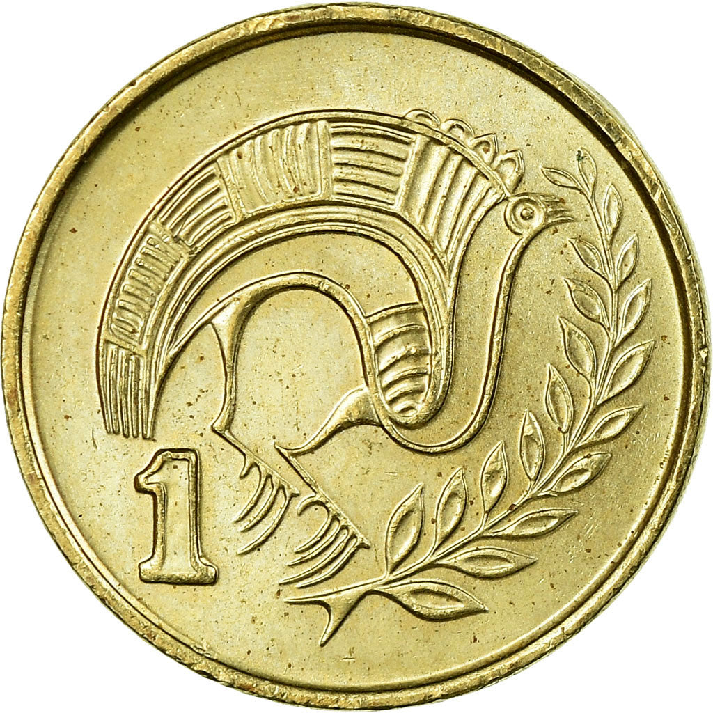 Moneta, Cypr, Cent, 1996, EF(40-45), Mosiądz niklowy, KM:53.3