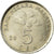 Monnaie, Malaysie, 5 Sen, 2007, TTB, Copper-nickel, KM:50