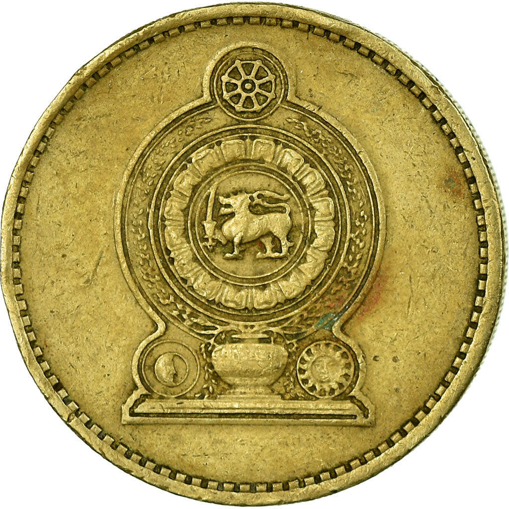 Coin, Sri Lanka, 5 Rupees, 1994, EF(40-45), Nickel-brass, KM:148.2