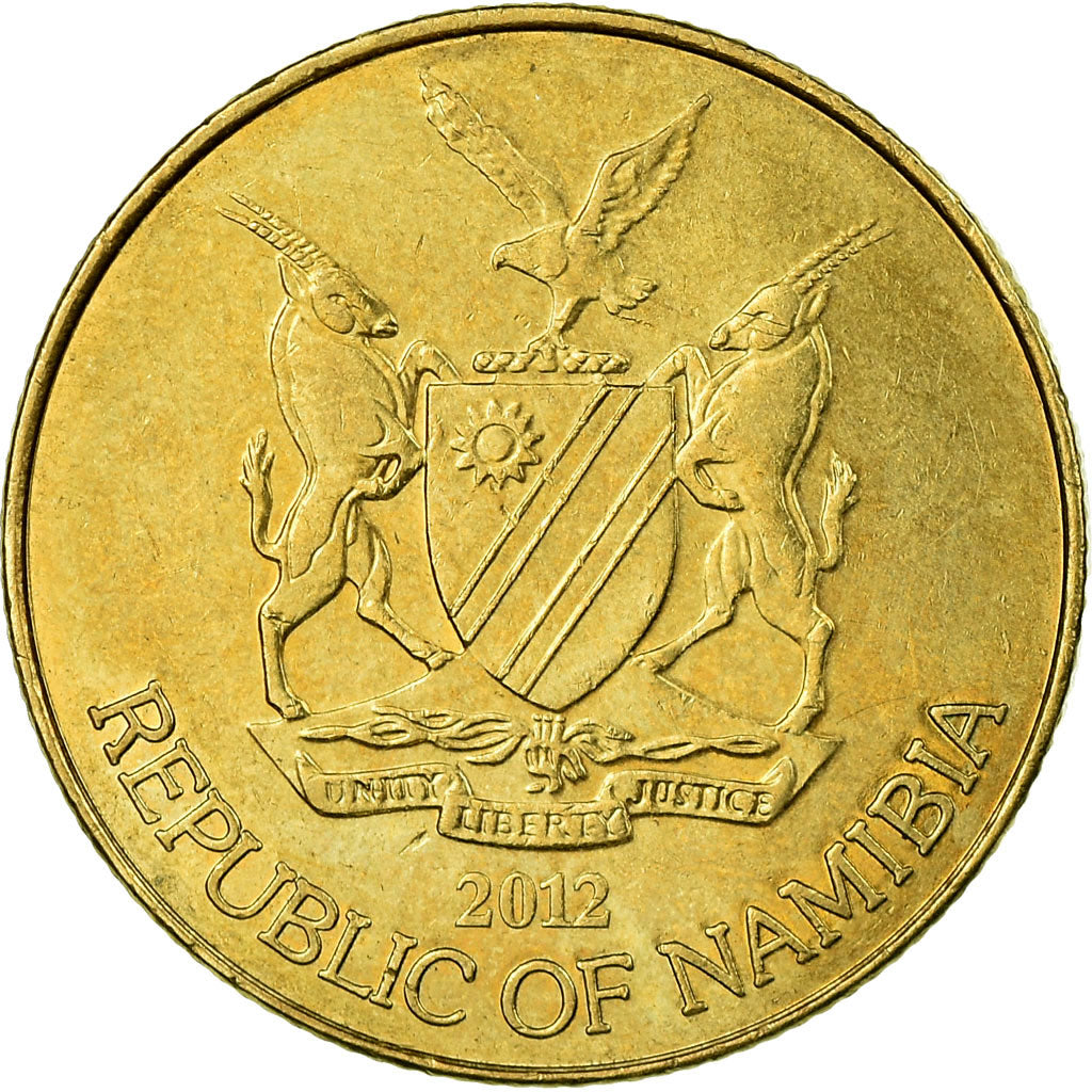 Monnaie, Namibia, 5 Cents, 2012, Vantaa, TTB, Nickel plated steel, KM:1