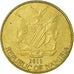 Moeda, Namíbia, Dollar, 2010, EF(40-45), Latão, KM:4