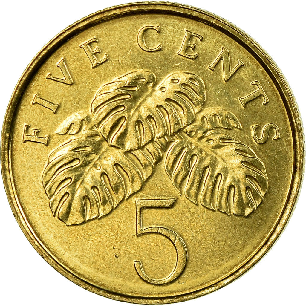 Monnaie, Singapour, 5 Cents, 2011, Singapore Mint, TTB, Aluminum-Bronze, KM:99