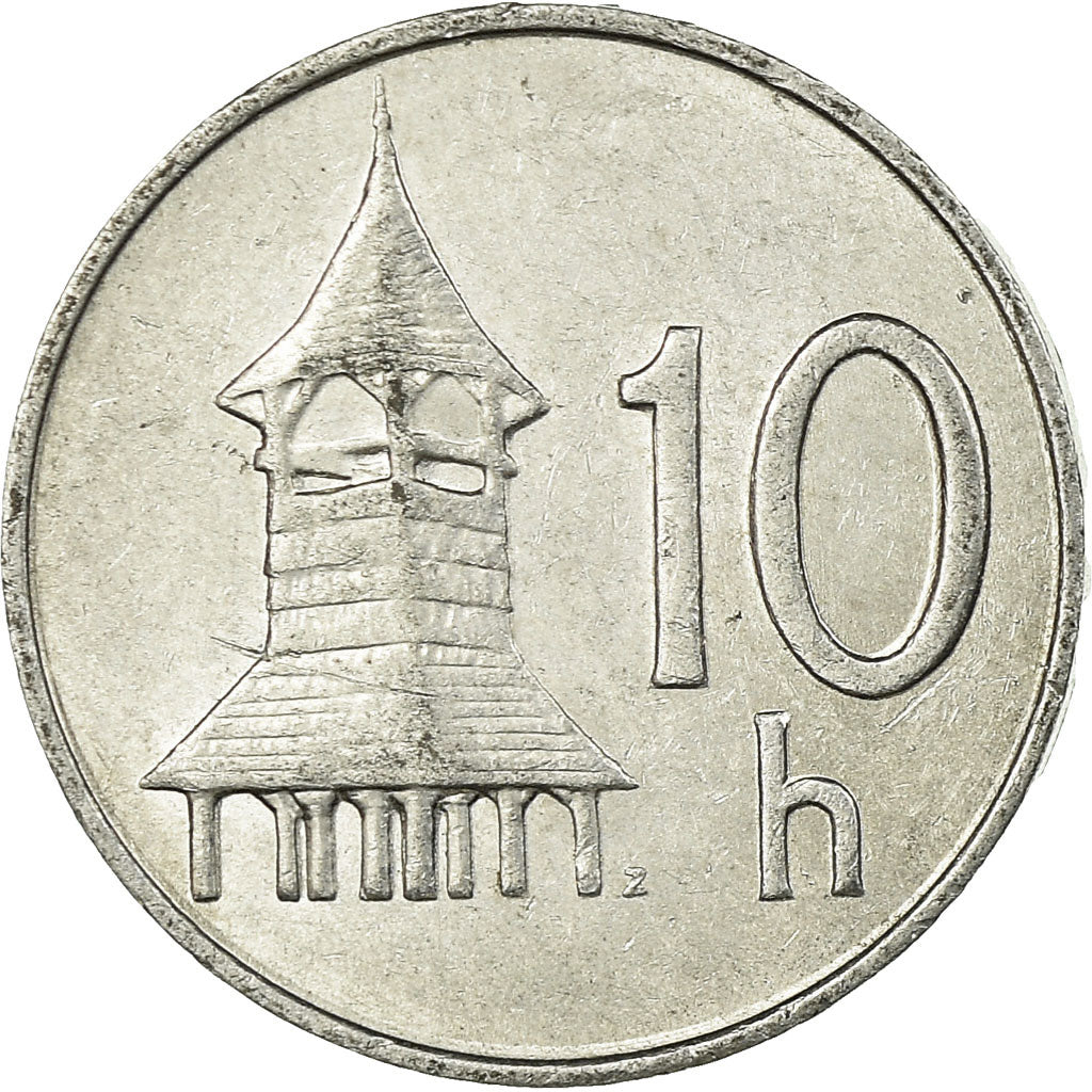 Munten, Slowakije, 10 Halierov, 1994, ZF, Aluminium, KM:17