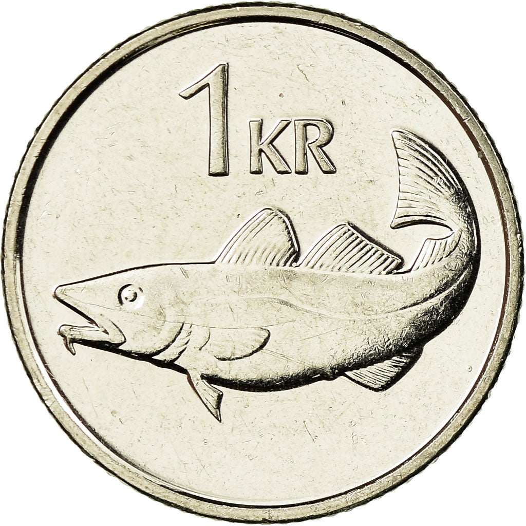 Munten, IJsland, Krona, 2011, ZF, Nickel plated steel, KM:27A