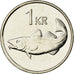 Moneta, Islandia, Krona, 2011, EF(40-45), Nickel platerowany stalą, KM:27A
