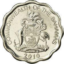 Coin, Bahamas, 10 Cents, 2010, EF(40-45), Copper-nickel