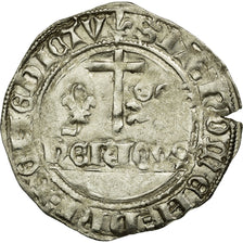 Moneda, Francia, Blanc aux Écus, Saint Lô, MBC, Vellón, Duplessy:445