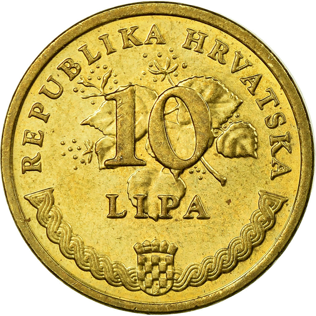 Monnaie, Croatie, 10 Lipa, 2015, TTB, Brass plated steel