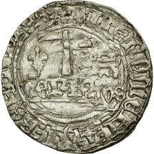 Coin, France, Blanc aux Écus, Saint Lô, AU(50-53), Billon, Duplessy:445