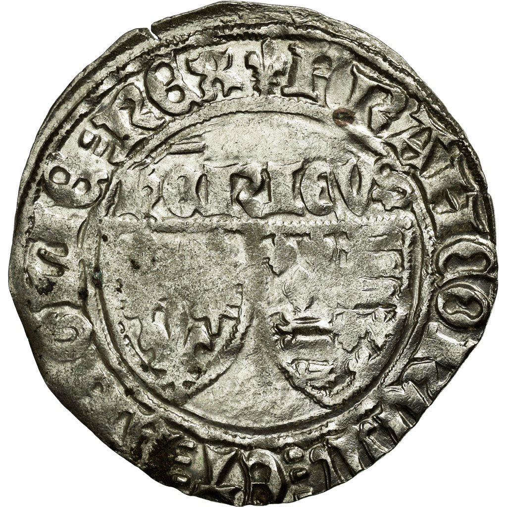 Monnaie, France, Blanc aux Écus, Saint Lô, TTB, Billon, Duplessy:445