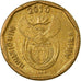 Monnaie, Afrique du Sud, 20 Cents, 2010, Pretoria, TTB, Bronze Plated Steel