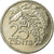 Moneta, TRYNIDAD I TOBAGO, 25 Cents, 1983, EF(40-45), Miedź-Nikiel, KM:32