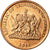 Coin, TRINIDAD & TOBAGO, 5 Cents, 2014, Franklin Mint, EF(40-45), Bronze