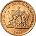 Münze, TRINIDAD & TOBAGO, 5 Cents, 2014, Franklin Mint, SS, Bronze