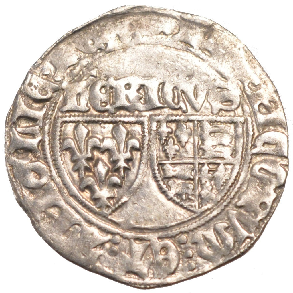 FRANCE, Blanc aux Écus, Rouen, AU(50-53), Billon, Duplessy #445, 3.24