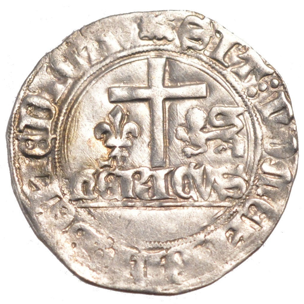 FRANCE, Blanc aux Écus, Rouen, AU(50-53), Billon, Duplessy #445, 3.24