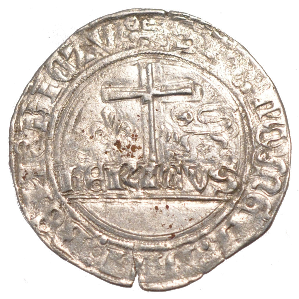 Coin, France, Blanc aux Écus, Rouen, EF(40-45), Billon, Duplessy:445