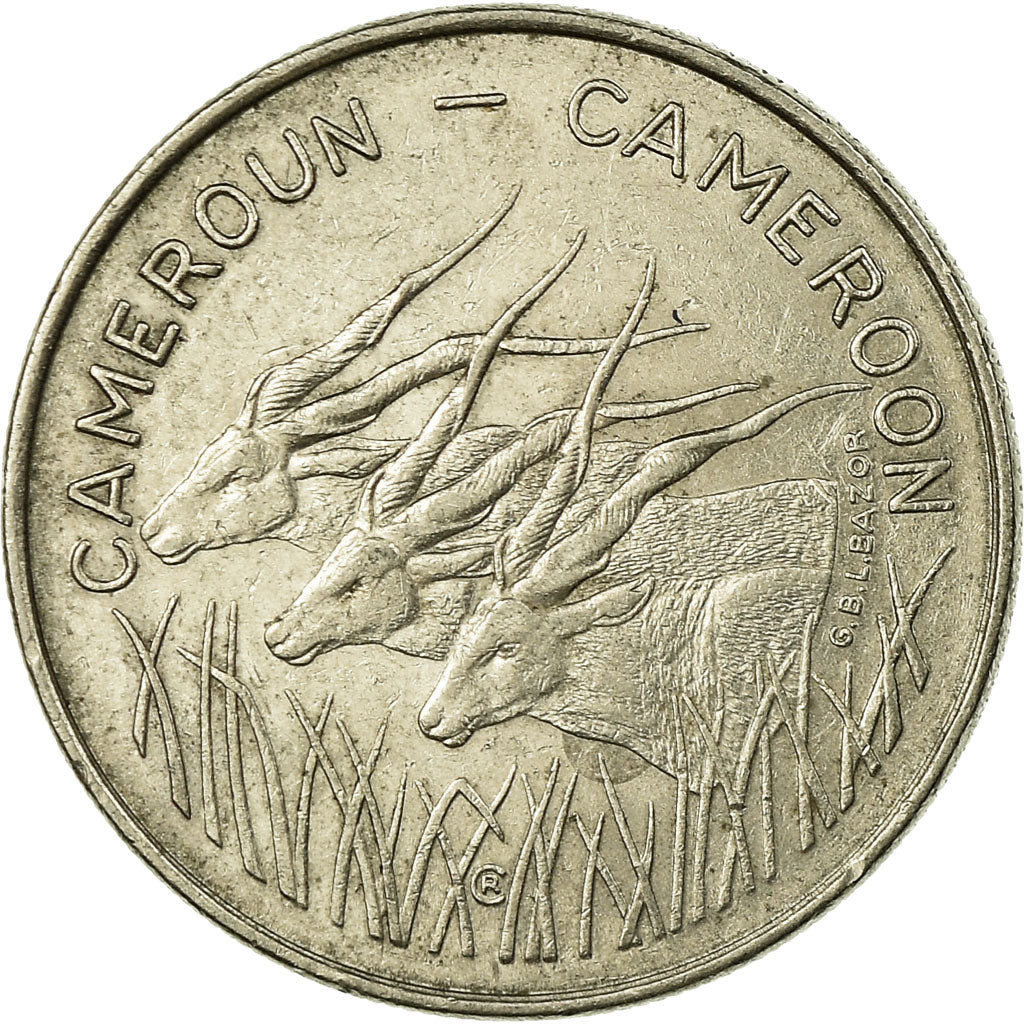 Coin, Cameroon, 100 Francs, 1972, Paris, EF(40-45), Nickel, KM:16