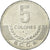 Coin, Costa Rica, 5 Colones, 2008, EF(40-45), Aluminum, KM:227b