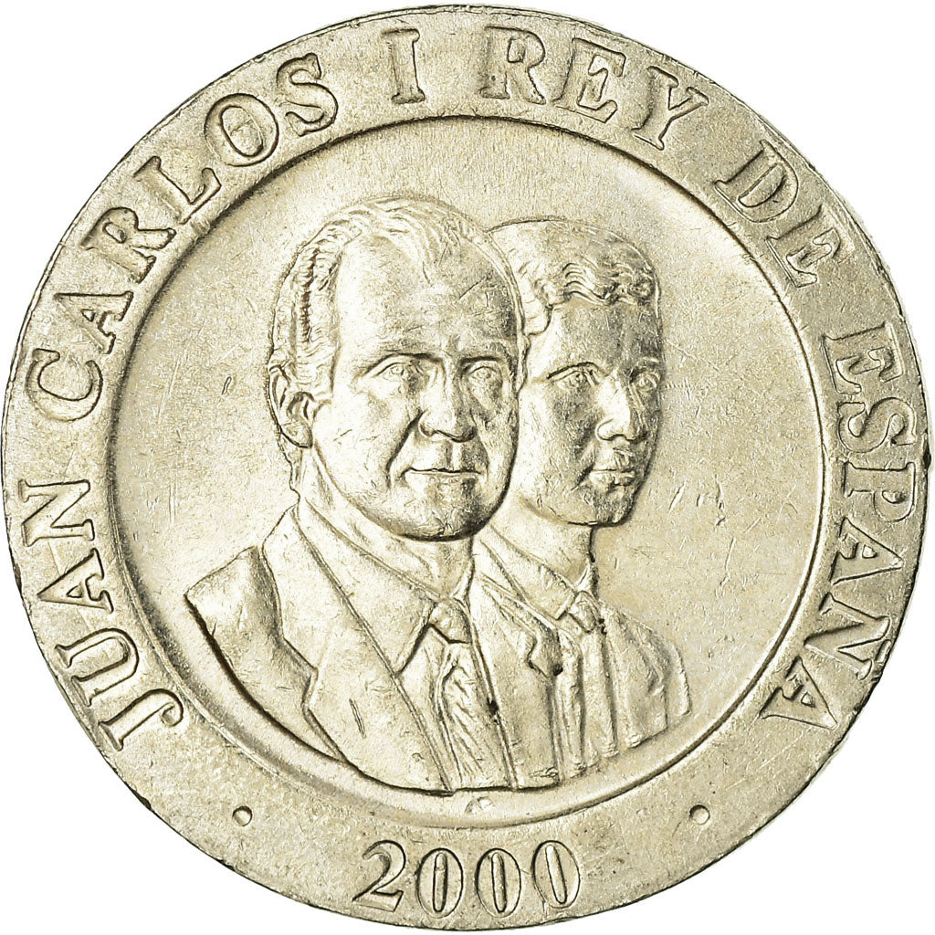 Monnaie, Espagne, Juan Carlos I, 200 Pesetas, 2000, TTB, Copper-nickel, KM:992