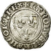 Coin, France, Blanc Guénar, Tournai, EF(40-45), Billon, Duplessy:377A
