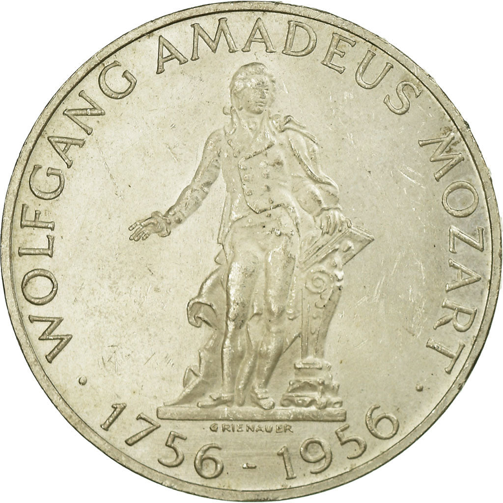 Coin, Austria, 25 Schilling, 1956, AU(55-58), Silver, KM:2881