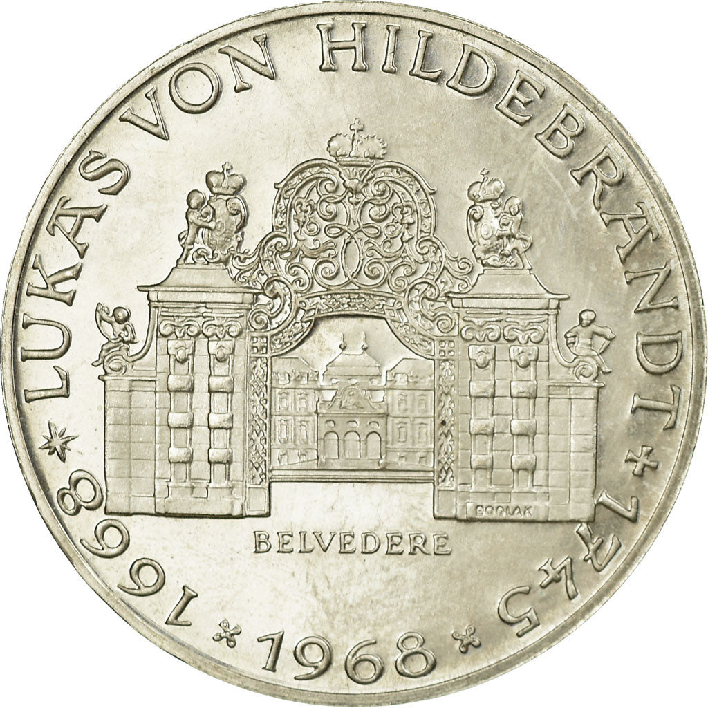 Moneta, Austria, 25 Schilling, 1968, SPL-, Argento, KM:2903