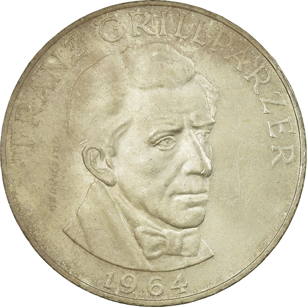 Coin, Austria, 25 Schilling, 1964, AU(55-58), Silver, KM:2895.1