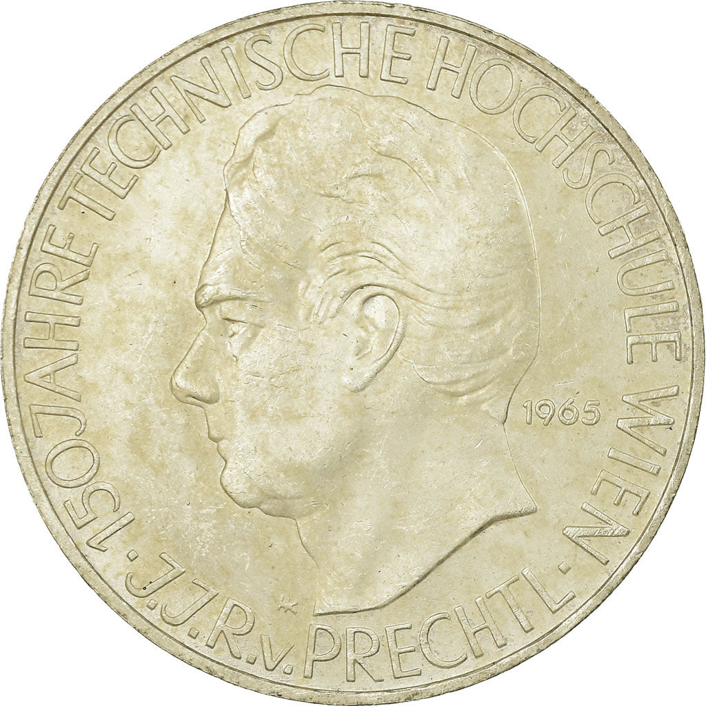 Coin, Austria, 25 Schilling, 1965, AU(55-58), Silver, KM:2897