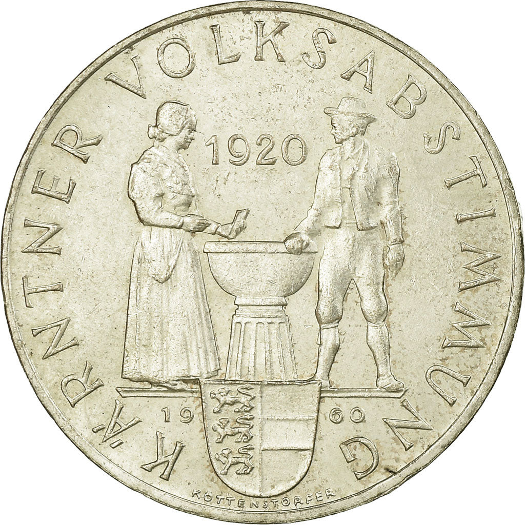 Coin, Austria, 25 Schilling, 1960, AU(55-58), Silver, KM:2890