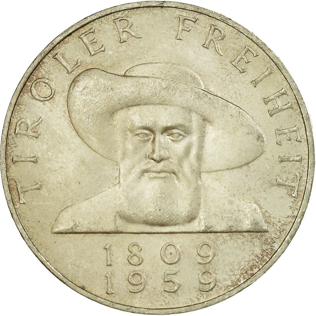 Moneta, Austria, 50 Schilling, 1959, BB, Argento, KM:2888