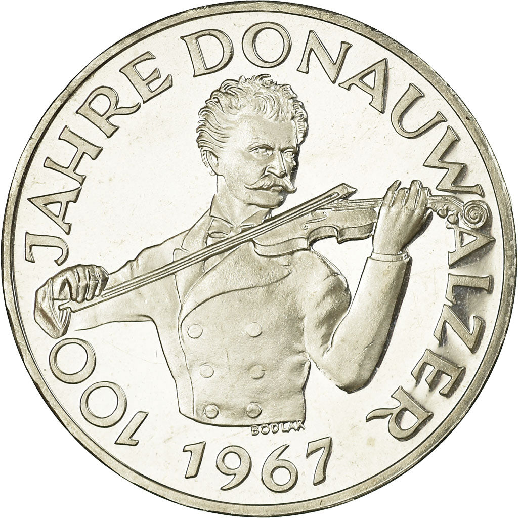 Coin, Austria, 50 Schilling, 1967, AU(55-58), Silver, KM:2902