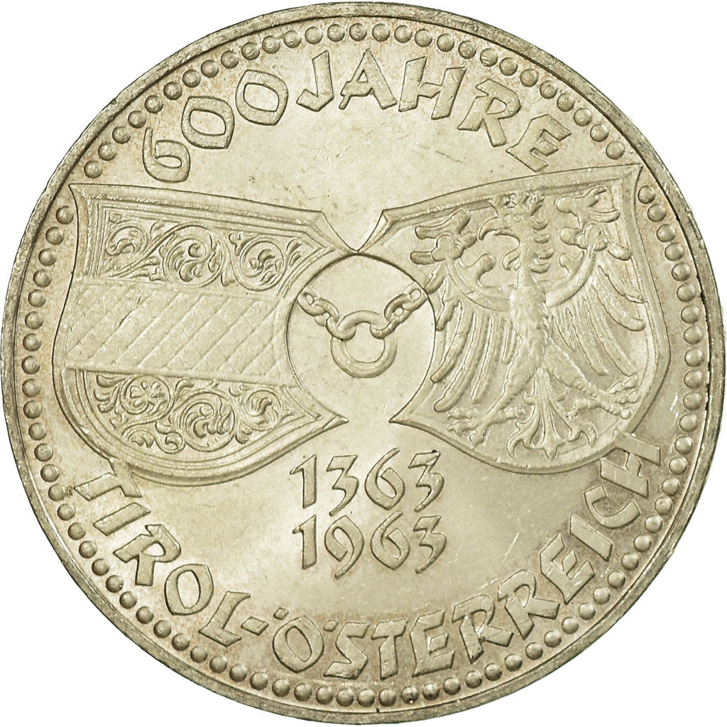 Coin, Austria, 50 Schilling, 1963, AU(55-58), Silver, KM:2894