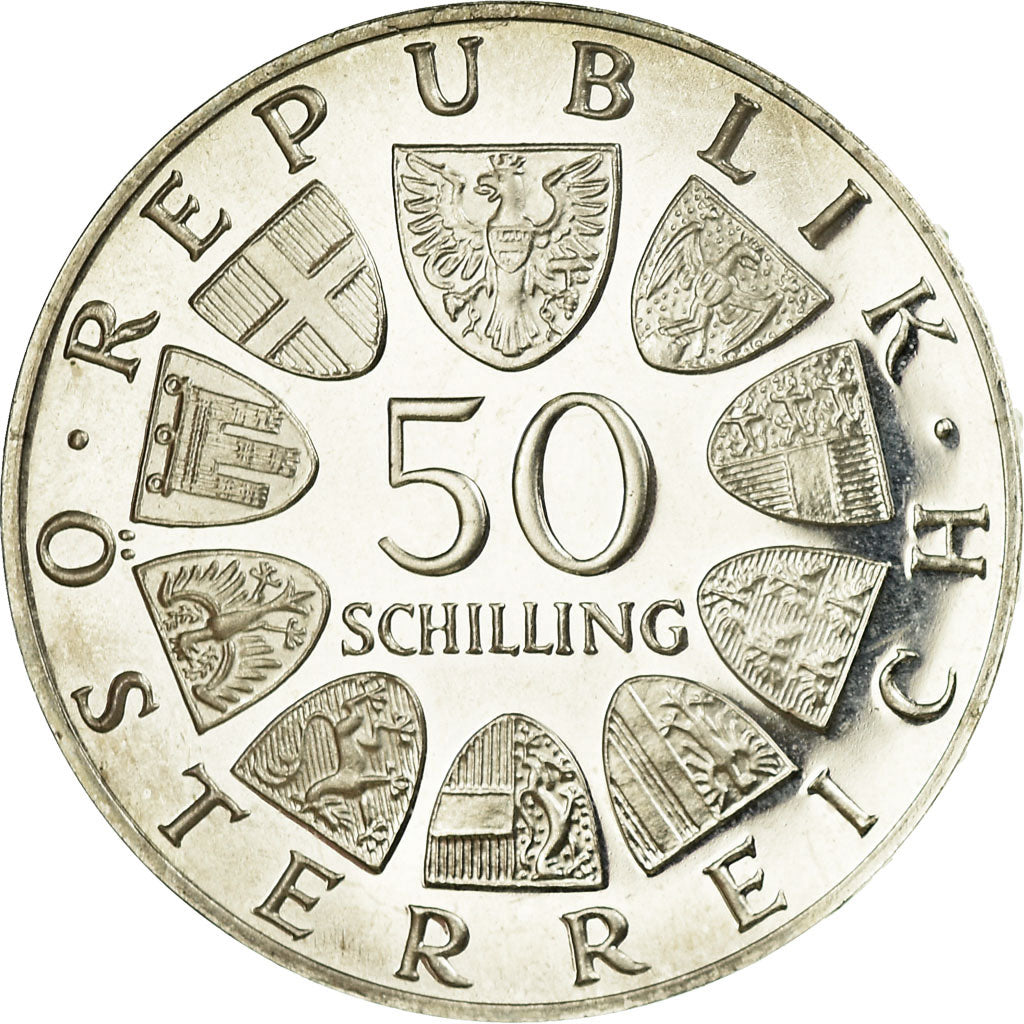 Moneta, Austria, 50 Schilling, 1966, SPL-, Argento, KM:2900