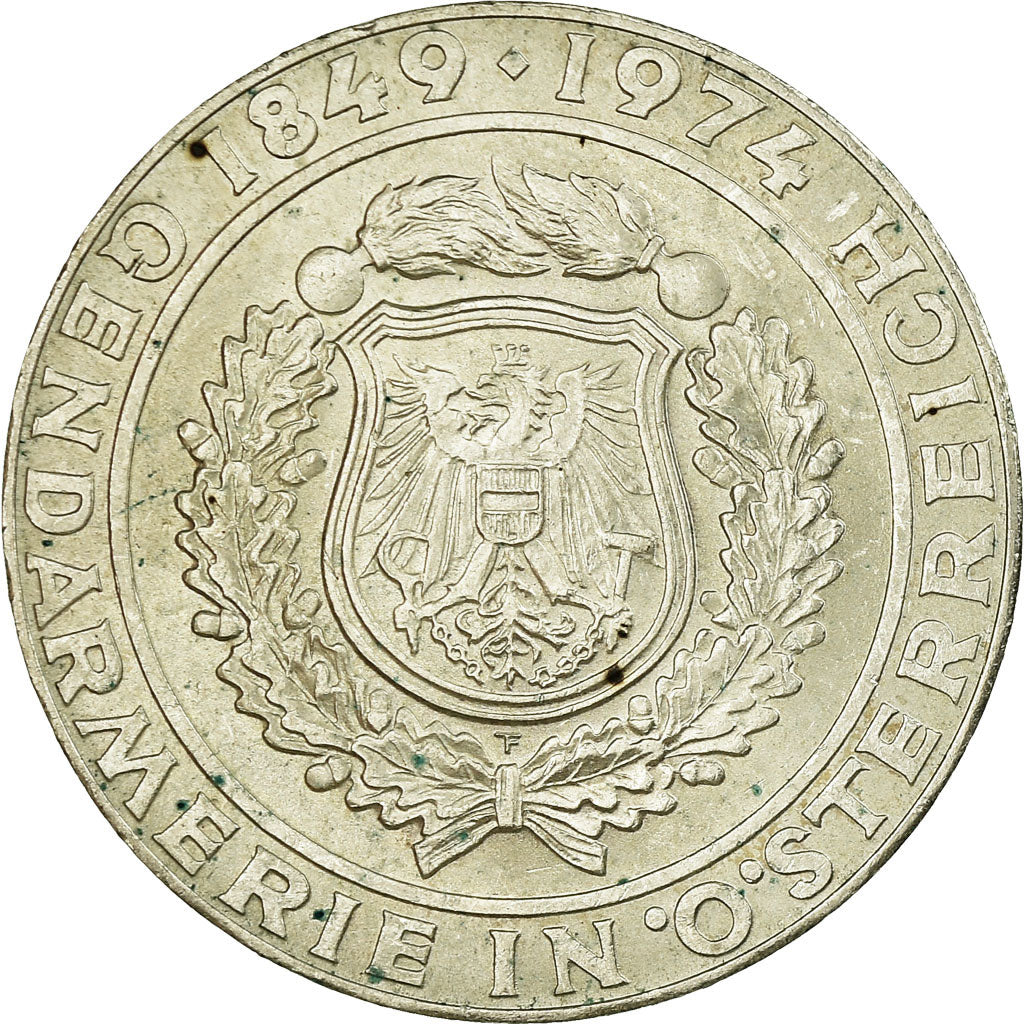 Coin, Austria, 50 Schilling, 1974, AU(55-58), Silver, KM:2920