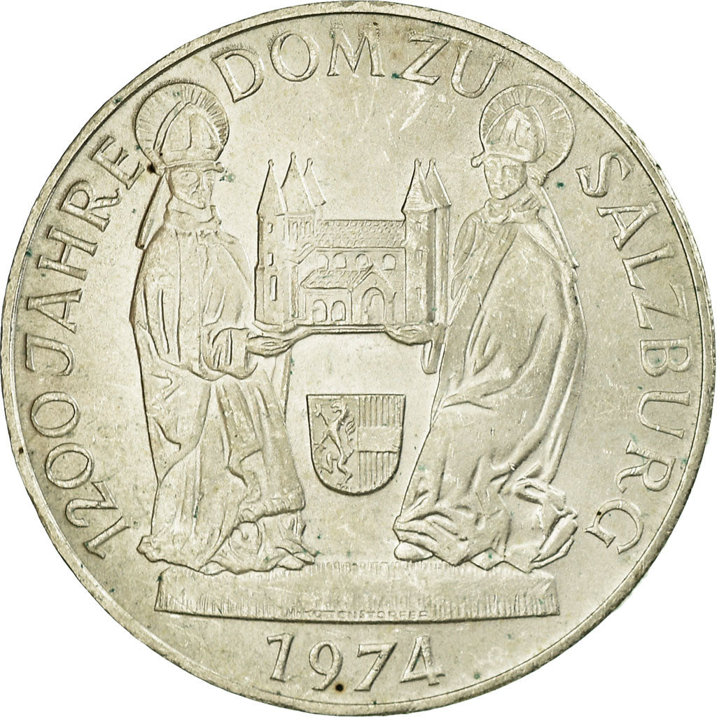 Coin, Austria, 50 Schilling, 1974, AU(55-58), Silver, KM:2921