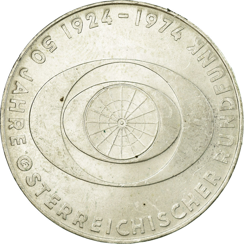 Coin, Austria, 50 Schilling, 1974, AU(55-58), Silver, KM:2922