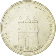 Coin, GERMANY - FEDERAL REPUBLIC, 10 Mark, 1989, Hamburg, Germany, EF(40-45)