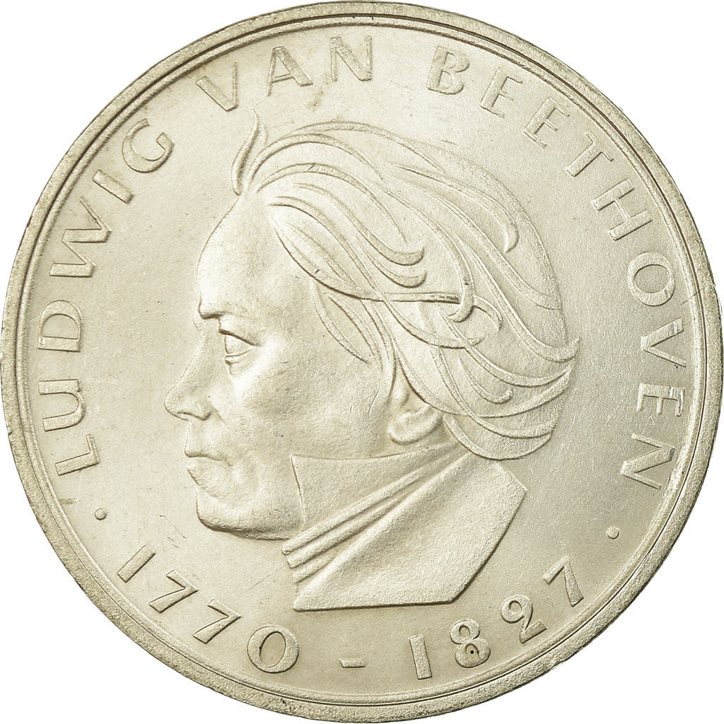 Coin, GERMANY - FEDERAL REPUBLIC, 5 Mark, 1970, Stuttgart, Germany, MS(63)