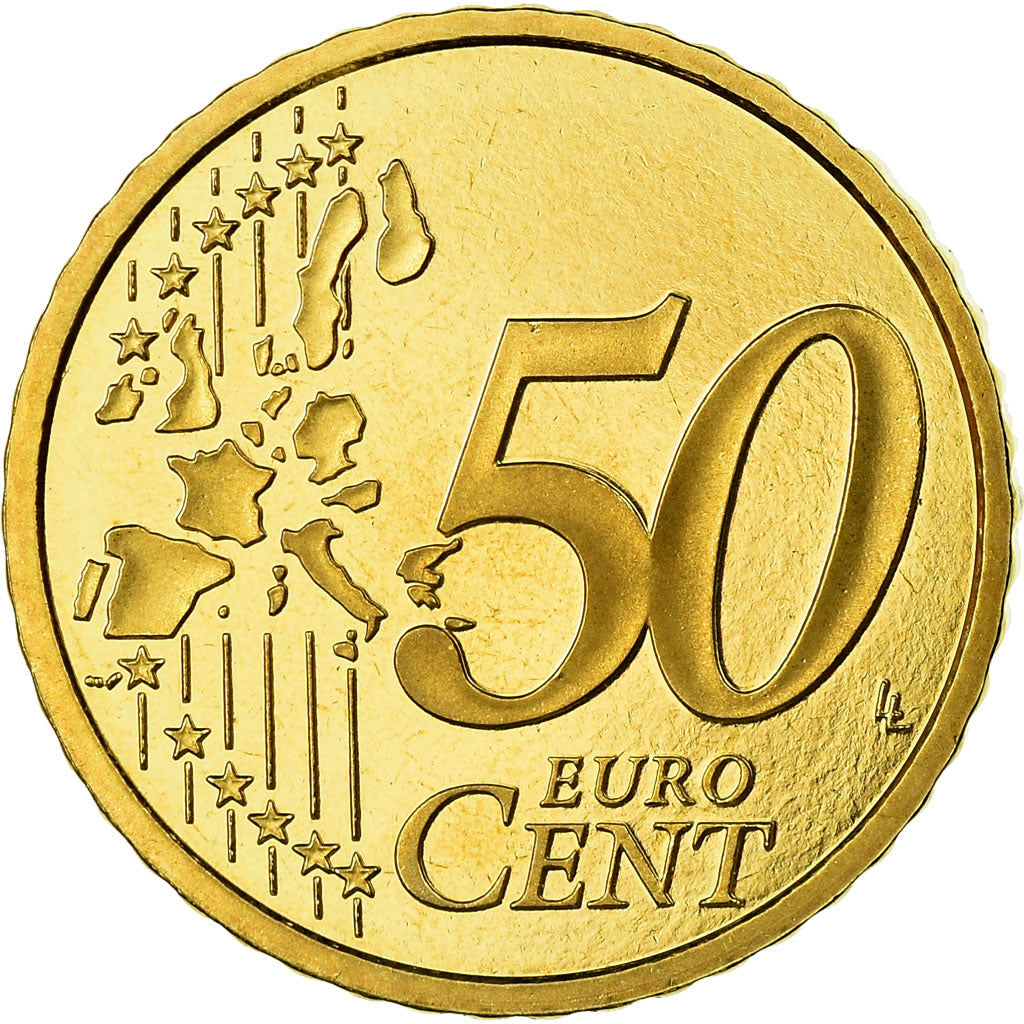 France, 50 Euro Cent, 2003, Proof, MS(65-70), Brass, KM:1287