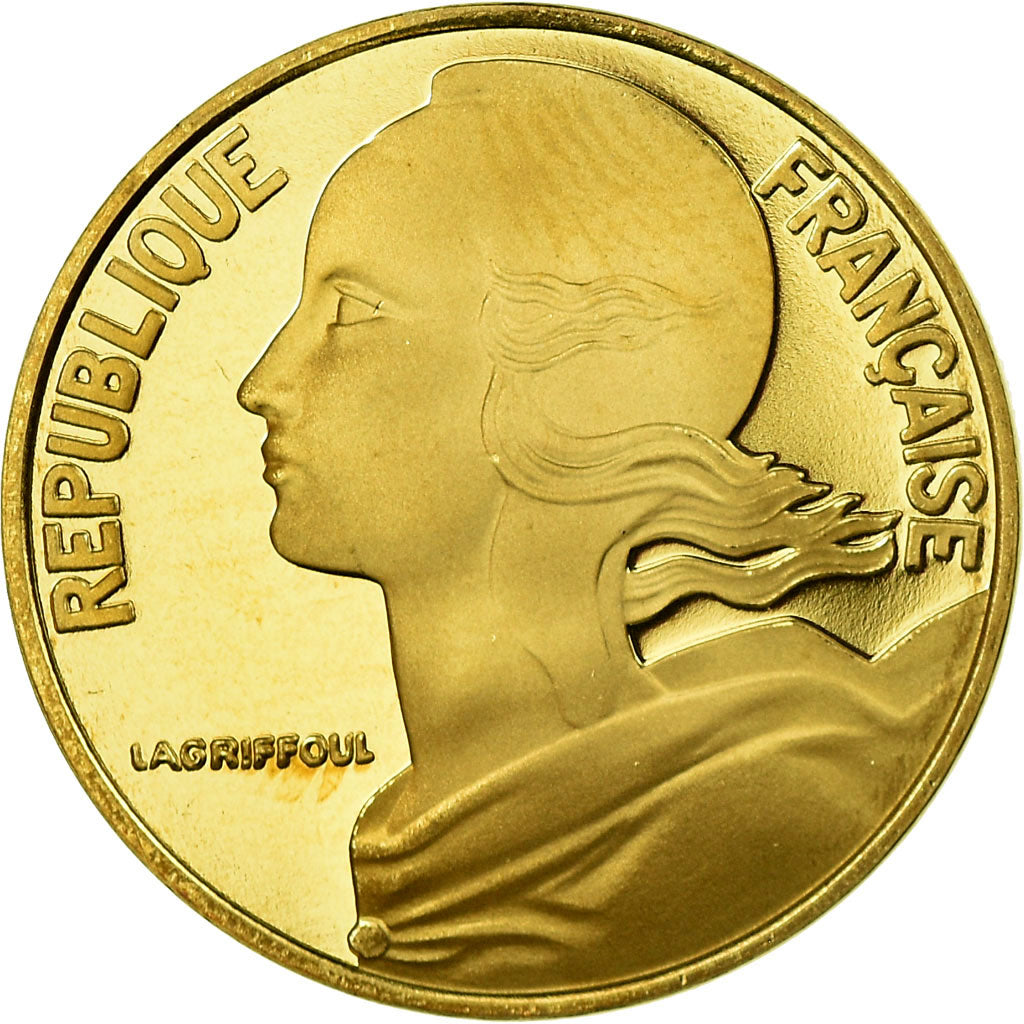 Moneda, Francia, Marianne, 10 Centimes, 1996, Paris, Proof, FDC, Aluminio -