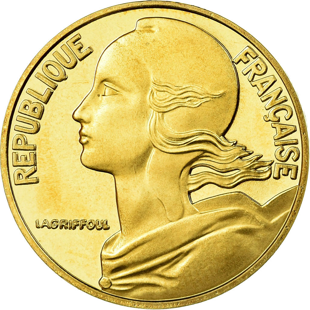 Munten, Frankrijk, Marianne, 20 Centimes, 1996, Paris, Proof, FDC