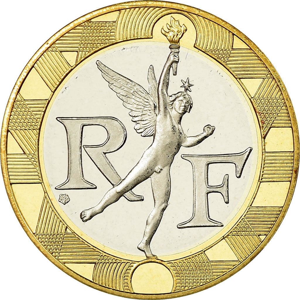 Coin, France, Génie, 10 Francs, 1996, Paris, Proof, MS(65-70), Aluminum-Bronze