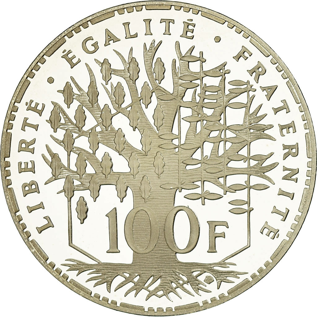 Coin, France, Panthéon, 100 Francs, 1993, Paris, Proof, MS(65-70), Silver