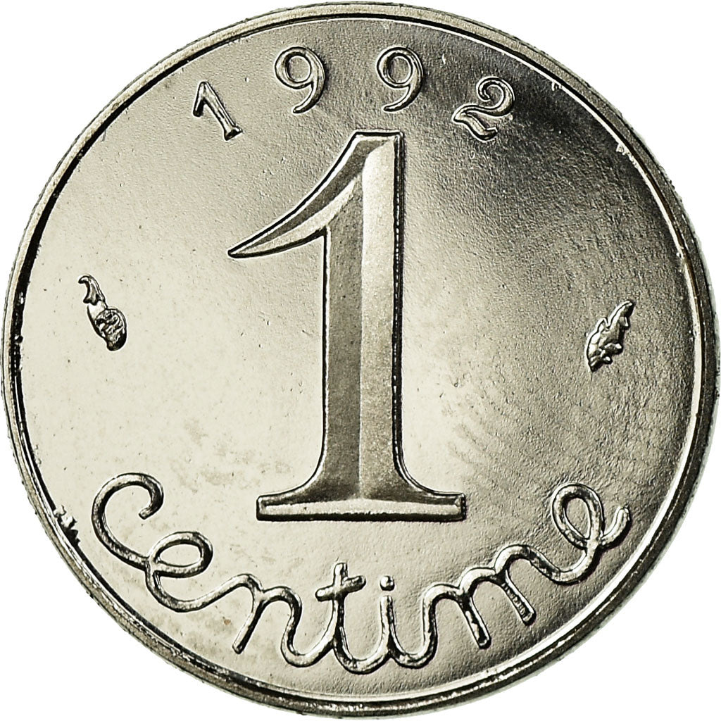 Moneta, Francia, Épi, Centime, 1992, Paris, Proof, FDC, Acciaio inossidabile