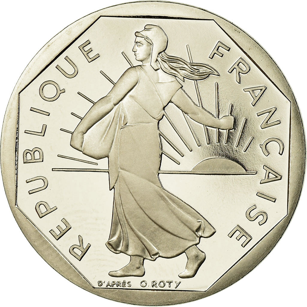 Monnaie, France, Semeuse, 2 Francs, 1992, Paris, Proof, FDC, Nickel