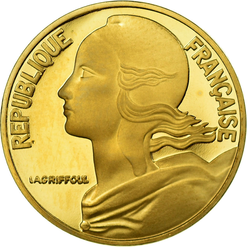 Munten, Frankrijk, Marianne, 10 Centimes, 1994, Paris, Proof, FDC