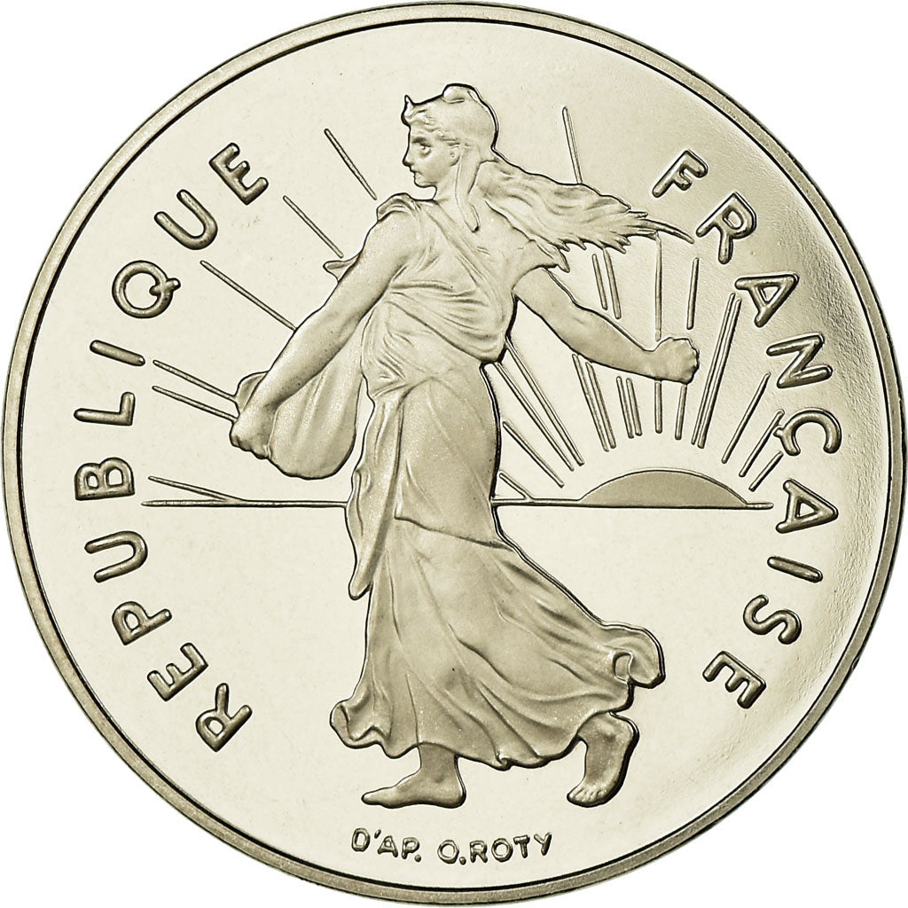 Munten, Frankrijk, Semeuse, 5 Francs, 1994, Paris, Proof, FDC, Nickel Clad